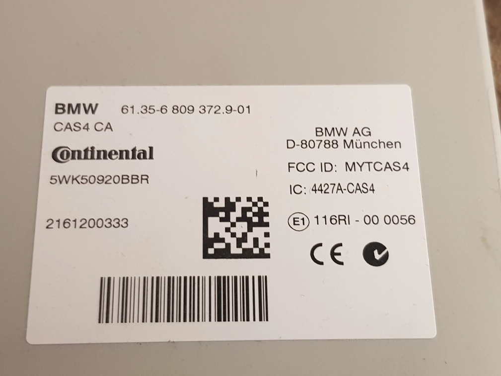 61.35-6809372.9-01 5WK50920BBR CAS4 BMW F10 M5 2016 ATgearbox MC9S12XEP100 1N35H XPROG FULL.rar