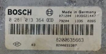 0281013364 8200635663 8200833387 1039s21447 1037390527 EDC16C36 Renault Master 2.5DCI 2008 CVTgearbox BDM FULL.rar