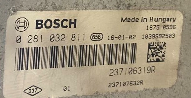 0281032811 237106319R 10SW020218 020218 EDC17C84 Dacia Duster 1.5DCI Ktag FULL.rar
