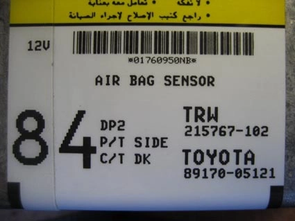 89170-05121 TOYOTA AVENSIS 25040 CRASH+CLEAR SRS.rar