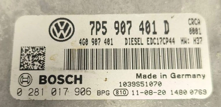 0281017903 7P5907401D 4G0907401 1037518039 EDC17CP44 Porshe Cayenne 3.0TDI ATgearbox Bench FULL.rar