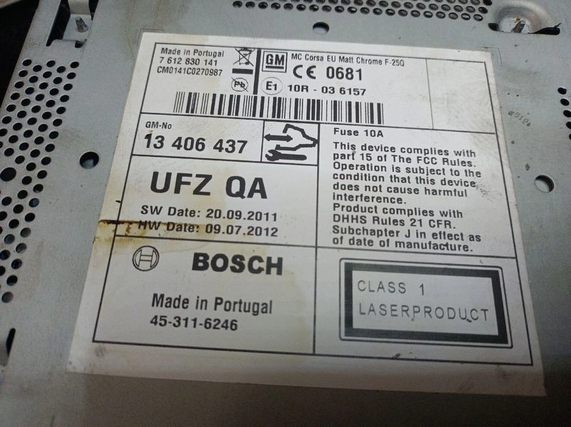 13406437 7612830141 NAVI OPEL CM0141 J-LINK SEGGER SECTOR507 CODE 3081 FLASH.rar