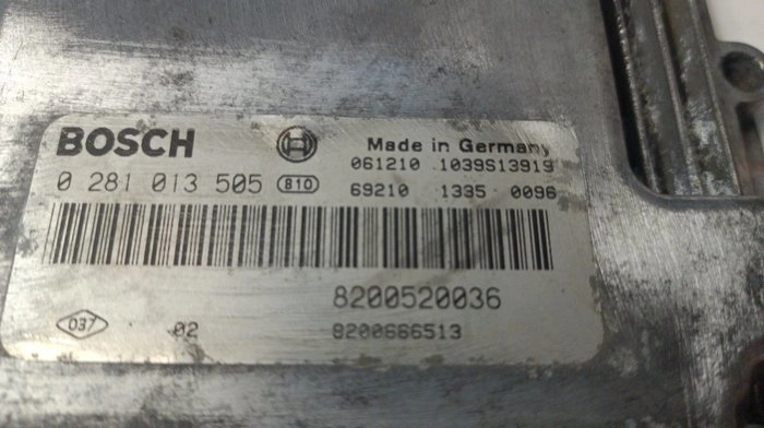 0281013505 8200520036 8200666513 1037382396 EDC16CP33 Renault ESPAICE 2.0DCI BENCH FULL.rar