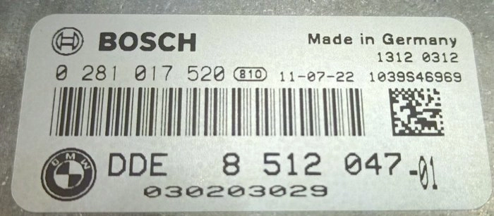0281017520 8512047-01 O 7CP9KF324A 1037513572 EDC17C50 BMW E91 BENCH FULL.rar