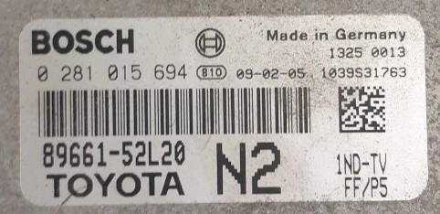 0281015694 89661-52L20 1037400404 EDC17CP07 Toyota Urban Cruyzer 1.4D 66kW 2009 BENCH FULL.rar