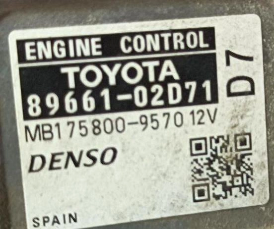 89663-02431 89661-02D71 MB175800-9570 DENSO Toyota Auris toyota flasher FLASH.rar