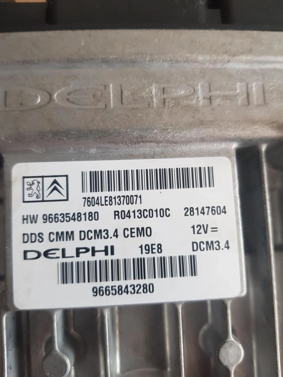9663548180 9667098880 R0413C010C 28147604 DCM3.4 CITROEN C5 2.0HDI 2008Y ATgearbox KTAG FULL.rar