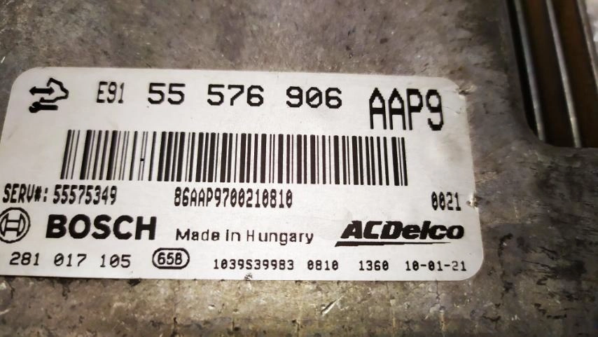 0281017105 0281018081 55576906 AAP9 55575349 55590715AA 1037520360 EDC17C19 Opel Insignia 2.0D A20DTH 2010 BOOT FULL.rar