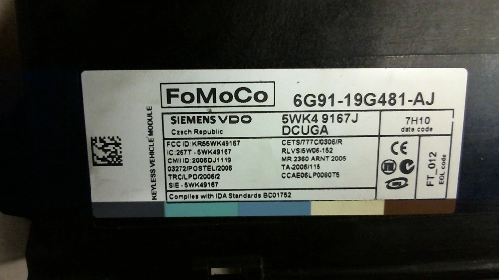 5WK49167J 6G91-19G481-AJ KVM Volvo S80 SMARTKEY 9S12DG256 FULL.rar