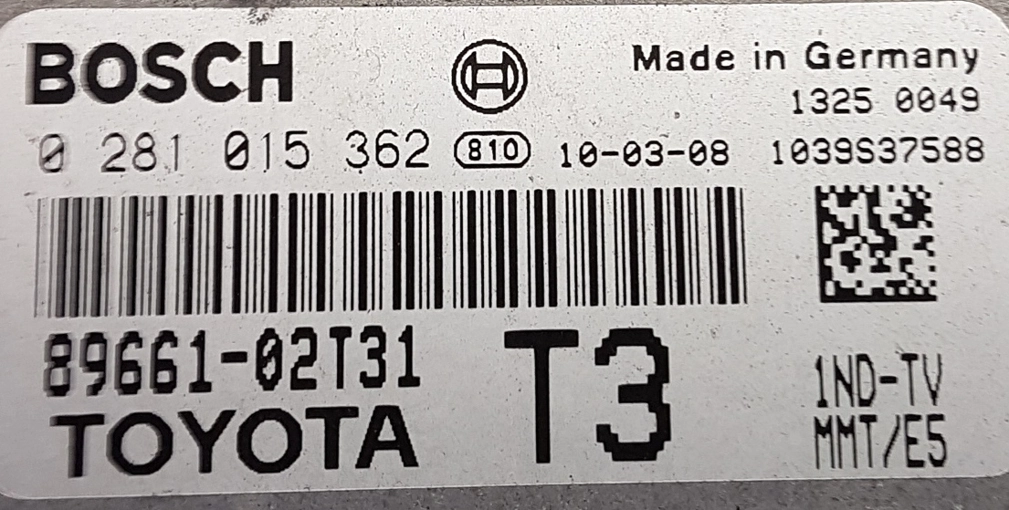 0281015362 89661-02T31 1037506309 EDC17CP07 Toyota Auris 10y 1.4D4D 66kw FULL.rar