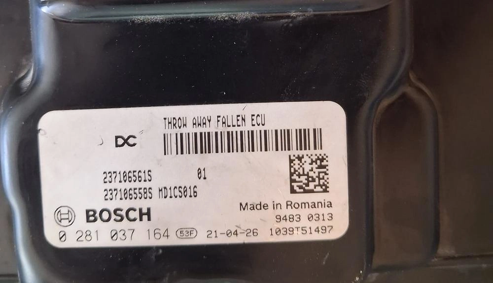 0281037164 237106561S 10SW119209 MD1CS016 RENAULT TRAFIC 2.0D 2021Y ORI+noSCR BENCH FULL.rar
