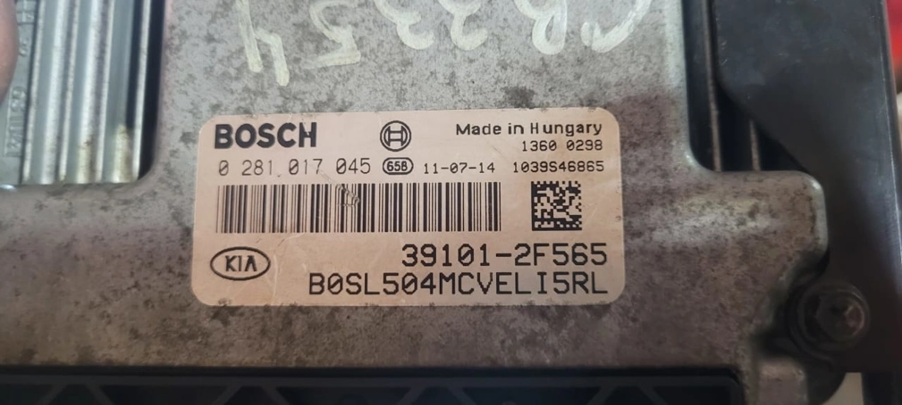 0281017045 39101-2F565 1037514100 EDC17C08 KIA SPORTAGE 2.0CRDI 100KW 2010Y MTgearbox BENCH FULL.rar