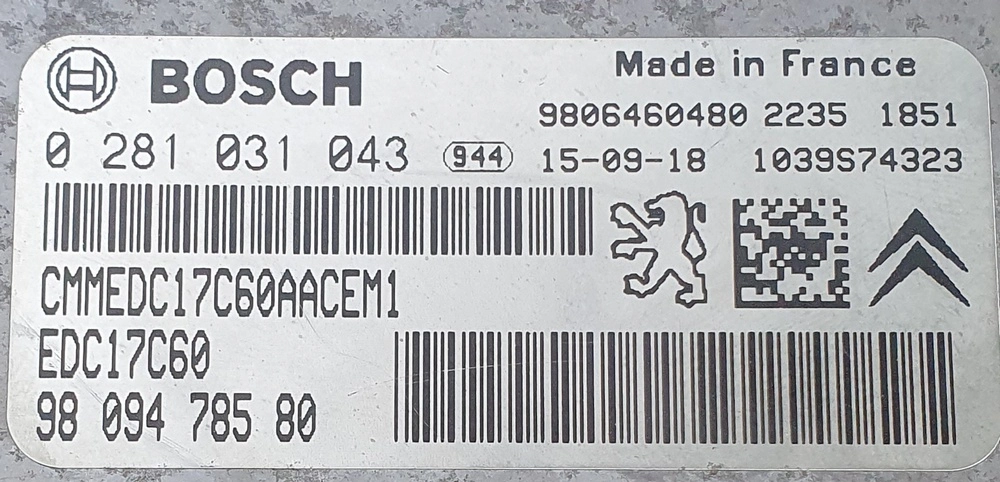0281031043 9809478580 9806460480 003242 10SW003242 EDC17C60 Citroen Grand Picasso 1.6HDI ORI+noSCR noDPF FLEX BENCH FULL.rar