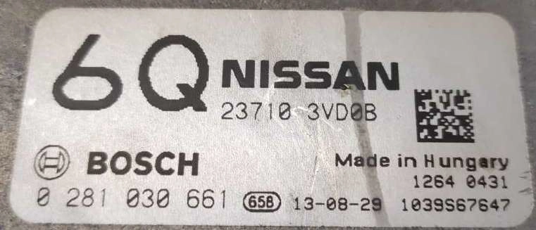 0281030661 23710-3VD0B 1037540775 EDC17CP42 Nissan Qaskai 1.5DCI ORI+noDPF BENCH FULL.rar