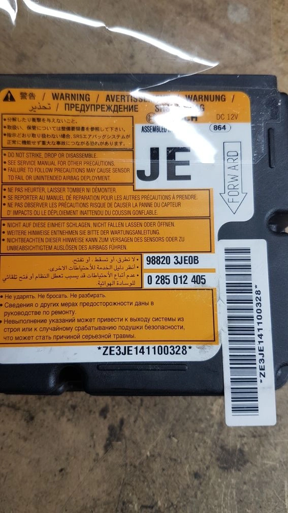 98820-3JE0B 988203JE0B 0285012405 INFINITI QX60 95128 CRASH+CLEAR SRS.rar