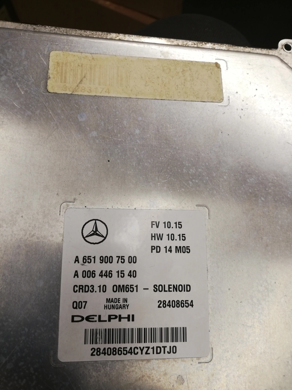 06519007500 A0064461540 28408654 CRD3.10 FV10.15 HW10.15 PD14M05 DELPHI SOLENOID MERCEDES W204 2012Y 2.2CDI 125KW FULL.rar
