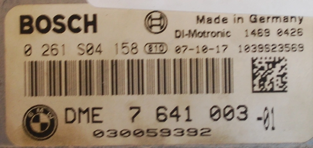 0261S04158 7641003 1037390399 MED17.2 Mini Cooper S 2008y 1,6l FULL.rar