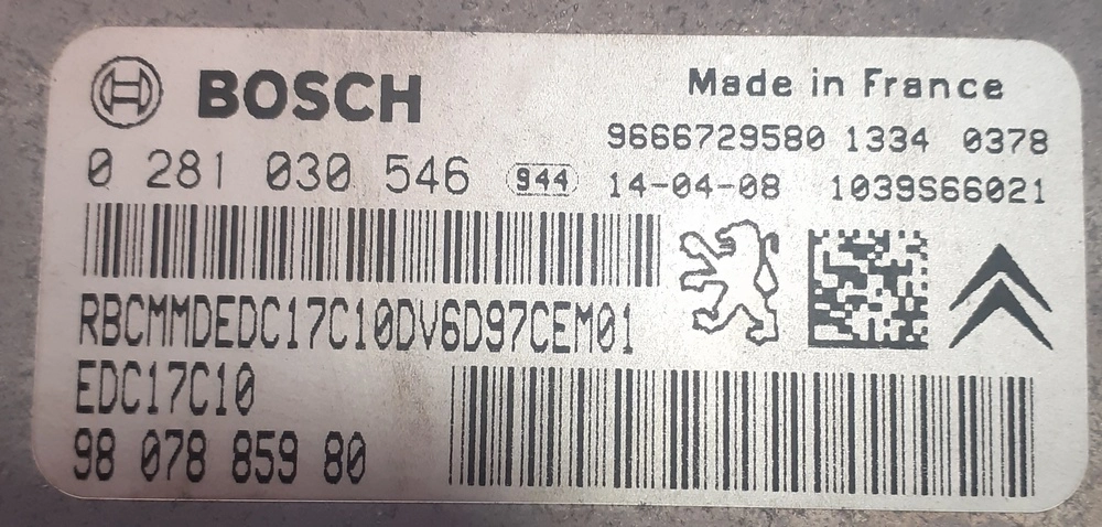 0281030546 9807885980 9666729580 1037537108 EDC17C10 Peugeot Partner 1.6HDI 2014 KTAG BOOT FULL.rar