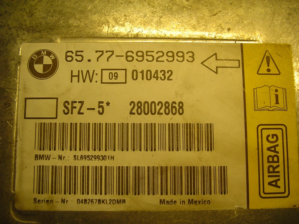 65.77-6952993 28002868 BMW 06Y 525d 9s12dt128 3l40k CRASH+CLEAR SRS.rar