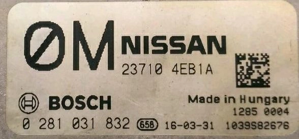 0281031832 23710-4EB1A 1037550109 EDC17C84 Nissan Qashkai 1.6DCI 2016 CVTgearbox BENCH FULL.rar