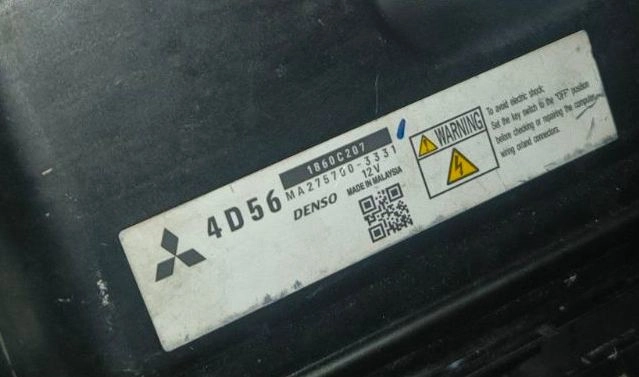 H19ERA6 T1D0HED0GG01 1860C207 MA275700-3331 DENSO Mitcubishi L200 ORI+noEGR FULL.rar