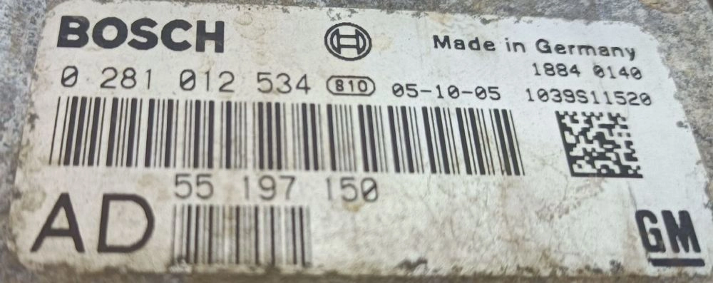 0261012534 55197150 1037383687 EDC16c9 Opel Signum 1.9CDTI ORI+noDPF noEGR noTVA BENCH FULL.rar