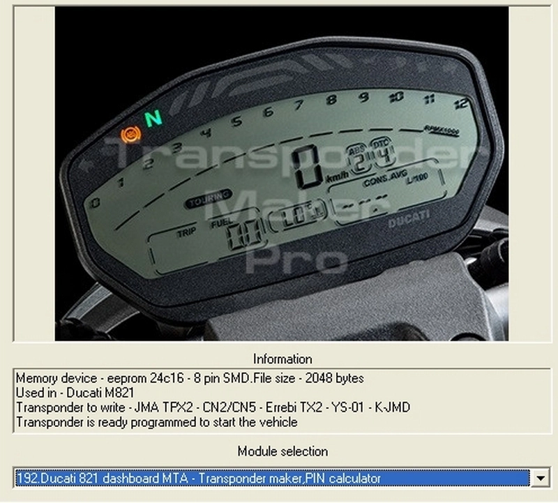 0012840611054G 610005370 DASH Ducati Monster M821 2015Y 24C16 LOCATION EEP.rar