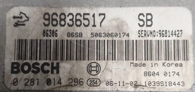 0281017296 96836517SB 5063060174 96814427 EDC16C39 Opel Antara 2.0CDTI 2007 ATgearbox ORI+noDPF noEGR BENCH FULL.rar