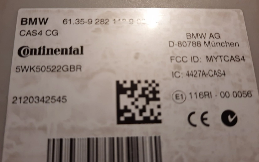 61.35-9282118.9-02 5WK50522GBR CAS4 BMW F10 2014 ATgearbox 5M48H 9S12XEP100 MRPPAD FULL.rar