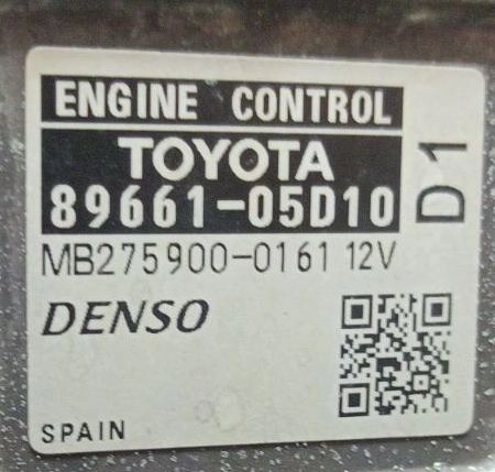 89663-05764 30576400 89661-05D10 MB275900-0161 Denso Toyota Avensis 2.2 D4D 150HP 2009 ORI+noDPF+noEGR toyota flasher FLASH.rar