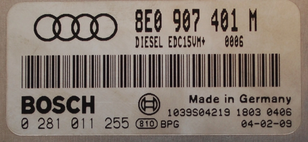 0281011255 8E0907401M 1037369444 EDC15VM+ Audi A6 2.5TDI 2004 FULL.rar