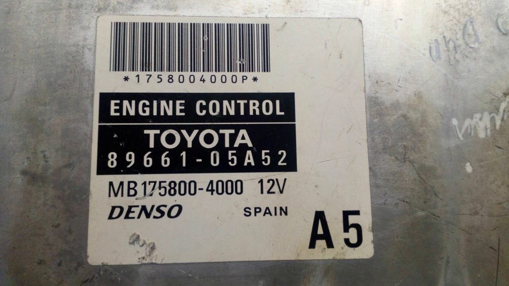 89663-05B60 89661-05A52 MB175800-4000 DENSO Toyota Avensis 2.0d 93kw 2007 KTAG BDM FULL.rar