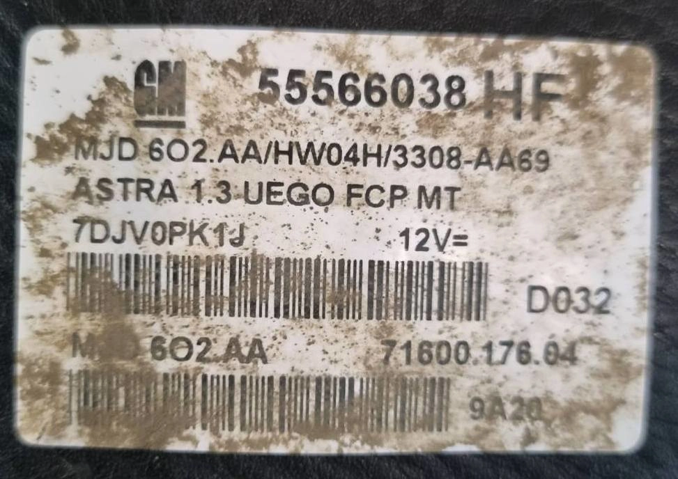 55566038HF MJD6O2.AA HW04H 3308-AA69 7DJV0PK1J Opel Astra H 1.3MJD MTgearbox ORI+noDPF noEGR KTAG BDM FULL.rar