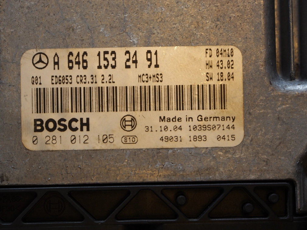 0281012105 A6461532491 CR3.31 HW43.02 SW18.04 1037371327 EDC16C2 MB W639 2.2CDI MTgearbox XPROG BDM FULL.rar