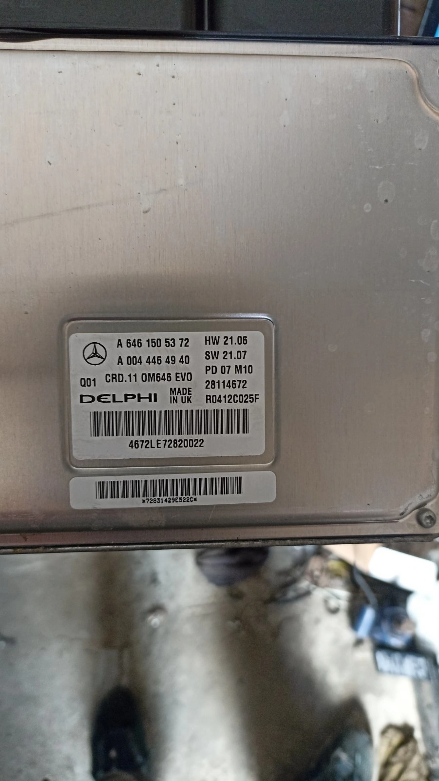 A6461505372 A0044464940 28114672 HW21.06 SW21.07 CRD11 MB W211 2.2CDI 2008Y ATgearbox KTAG FULL.7z
