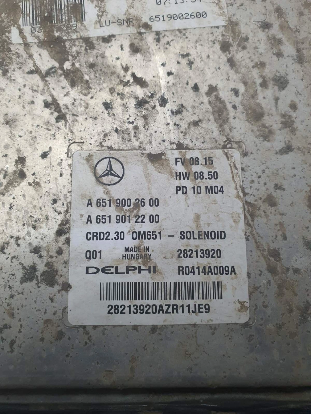 A6519002600 6519025100 A6519012200 28213920 CRD2.30 SOLENOID HW08.50 FV08.15 CRD2-651-TMAB4D2-906M-070KW-4BSLVNT-E5OP-EF-DS14-ME111101 MB SPRINTER 2.2 2011Y MTgearbox KESS OBD.rar