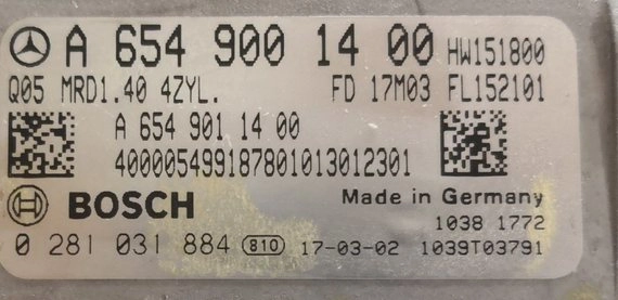 0281031884 A6549001400 MRD1.40 A6549011400 021375 10SW021375 MB W213 BIT BENCH FULL.rar