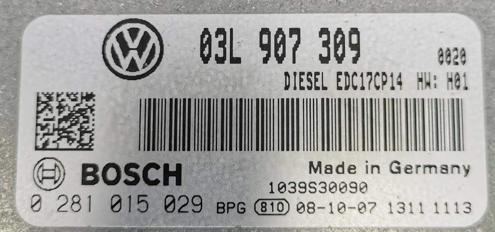 0281015029 03L907309 1037564100 EDC17CP14 VW Passat B6 2.0Tdi 103kw 2008 MTgearbox BENCH FULL.rar