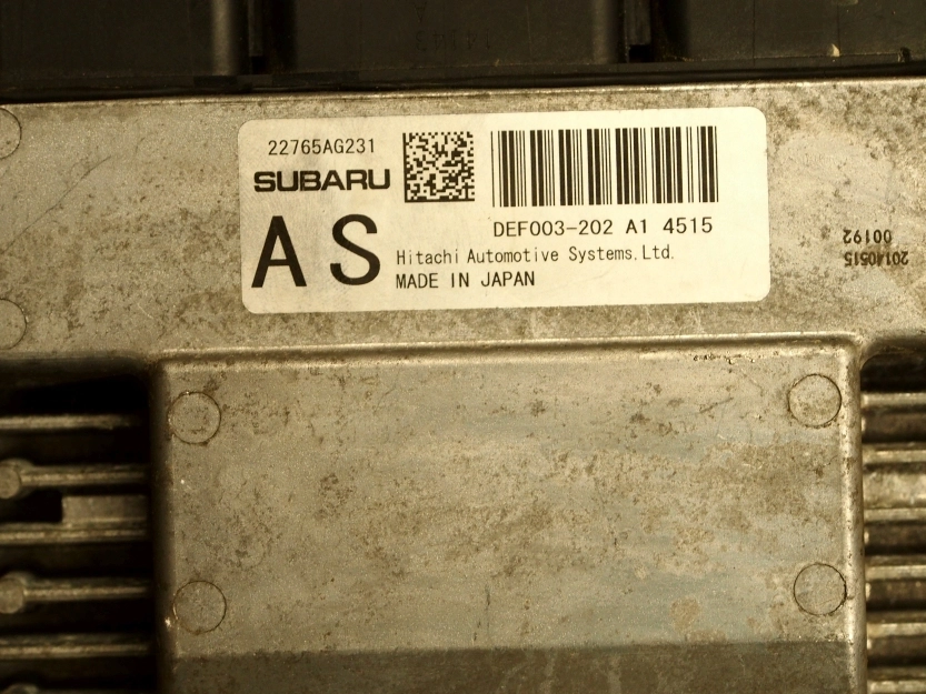 22765-AG231 22765AG231 HITACHI Subaru Impreza WRX 2013Y 95320 EEP.rar