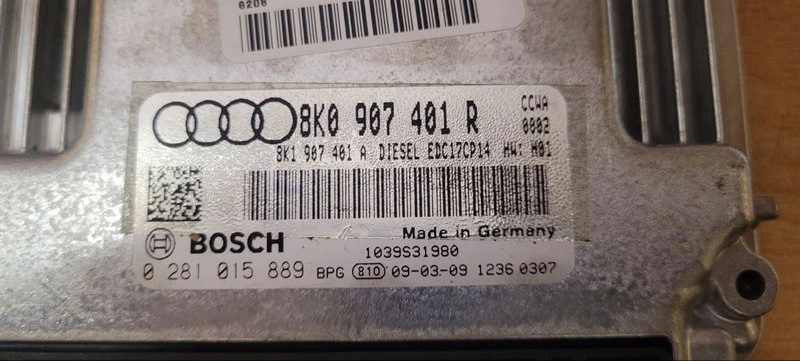 0281015889 8K0907401R 1037516618 EDC17CP14 Audi A5 3.0TDI 2009Y ATgearbox BENCH FULL.rar