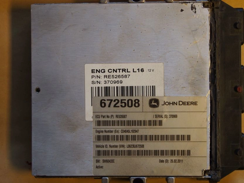 RE526587 672508 CD4045L192947 SW60433C John Deere CNTRL L16 ST10F276 FULL.rar