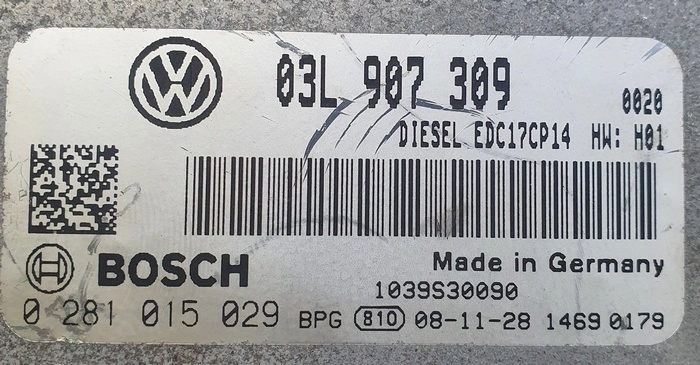 0281015029 03L907309 1037563612 EDC17CP14 VW Passat 2.0TDI 103KW CBAB MTgearbox ORI+IMMOOFF FLEX BENCH FULL.rar