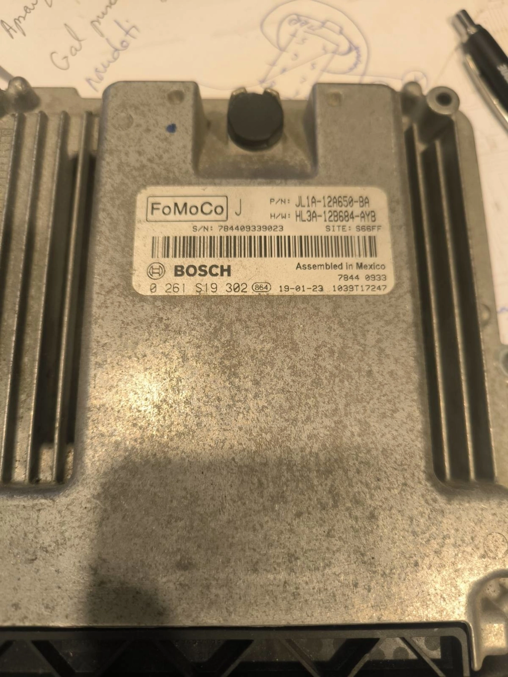 0261S19302 JL1A-12A650-BA HL3A-12B684-AYB KL7A-14C204-YF MG1CS015 Lincoln Navigator 3.5i 2019Y BENCH FULL.rar