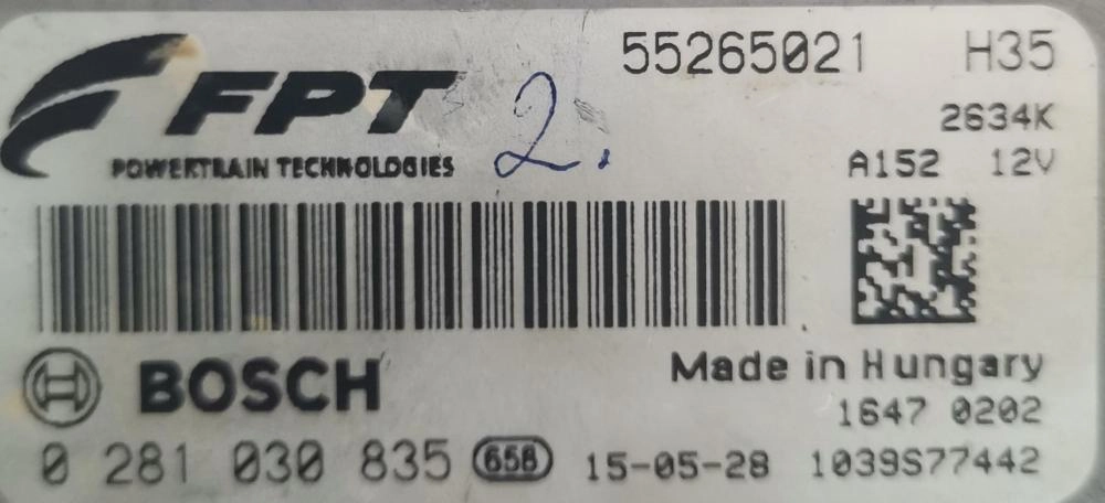 0281030835 55265021 1037544628 EDC17C49 Fiat Doblo 2.0MJET 2015Y MTgearbox BENCH FULL.rar