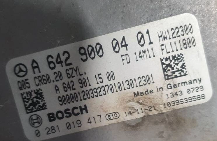 0281019417 A6429000401 A6429011500 CR60.20 003829 10SW003829 CR60-BJL3-166XA-642LS-EU6 1OPS 4x4 3S MY15 2-ME27 EDC17CP57 MB ML166 FLEX BENCH FULL.rar