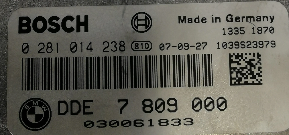 0281014238 7809000 1037390655 EDC17CP02 BMW E60 2.0D 130kW 2007 MTgearbox bench FULL.rar