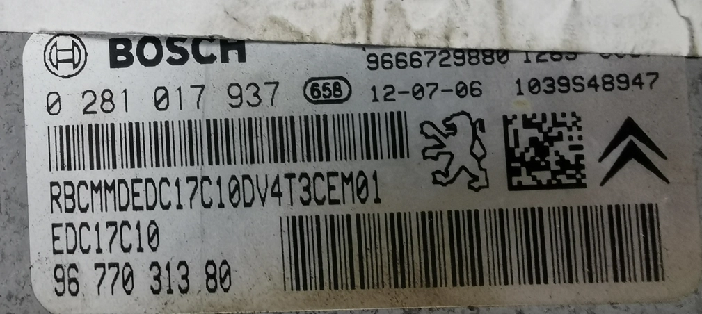 0281017937 9677031380 9666729880 1037515992 EDC17C10 Peugeot 207 1.4HDI 68hp AUTOTUNER BENCH FULL.rar