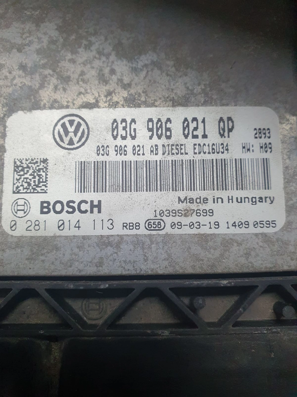 0281014113 03G906021QP 2893 1037395411 EDC16U34 SKODA SUPERB 2.0TDI 2009Y MTgearbox BENCH FULL.rar