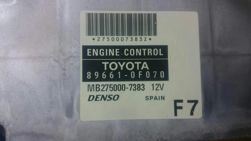 89661-0F070 MB275000-7383-DENSO TOYOTA COROLLA VERSO 2005 2.0 VVTI FULL.rar