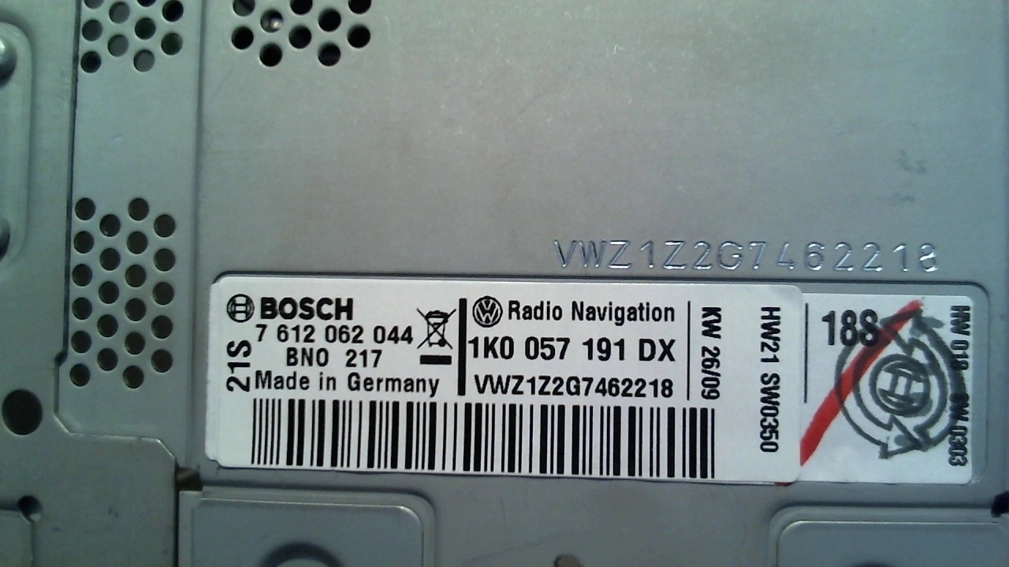 1K0057191DX 7612062044 BN0217 RNS 300 LOW LINE VW1Z2 S29GL064 2PC+95320 FULL.rar
